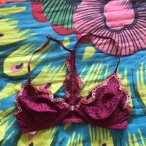 Lace underwire bralette